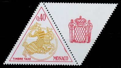 MONACO Portomarken Nr 72ZfRe postfrisch WAAGR PAAR X3BA5AE