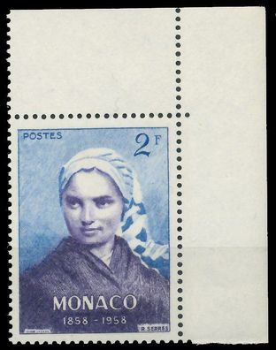 MONACO 1958 Nr 591 postfrisch ECKE-ORE X3BA6EA