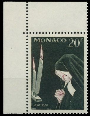 MONACO 1958 Nr 597 postfrisch ECKE-OLI X3BA70A