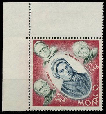 MONACO 1958 Nr 599 postfrisch ECKE-OLI X3BA7BA