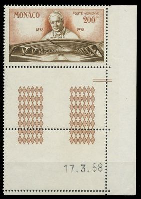 MONACO 1958 Nr 602Lf2u postfrisch SENKR PAAR X3BA84A