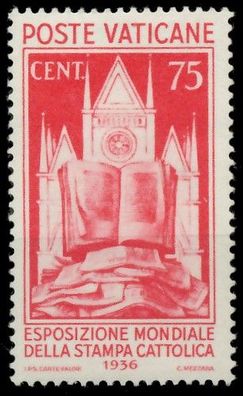 Vatikan 1936 Nr 55 ungebraucht X3C260A
