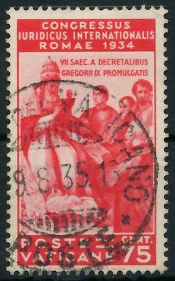 Vatikan 1935 Nr 48 zentrisch gestempelt X3C2692