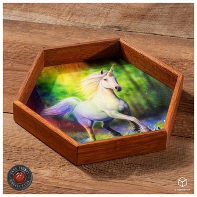 Anne Stokes - Dice Tray - Chase The Rainbow