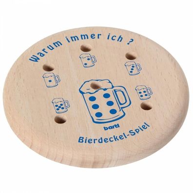 Bierdeckelspiel Warum immer ich?