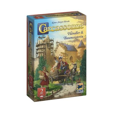 Carcassonne – Händler/Baumeisterin - 2. Erweiterung - deutsch