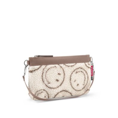 reisenthel mini pouch smiley &reg; teddy chocolate LO1045 creme braun kleine Tasche
