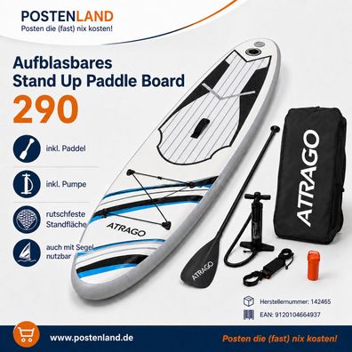 Stand Up Paddle I-SUB 290 Penguin Aufblasbares SUB Board Set