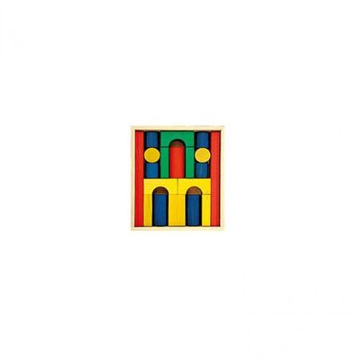 23 Bausteine im kleinen Kasten - bunt - 50mm