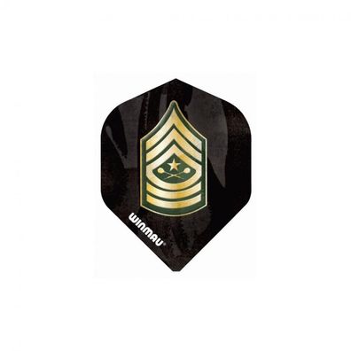 3 x Fly Winmau - Mega - Standard Flight - Militär