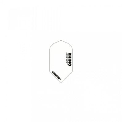 3 x Fly Winmau - Rhino - Slim Flight - weiß - 100 My