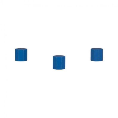 Achteckstein Ocean - 10x10mm - blau
