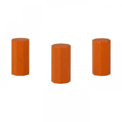 Achteckstein Hancock - 15x30mm - orange