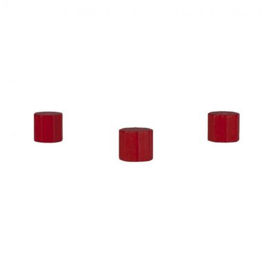Achteckstein Ocean - 10x10mm - rot