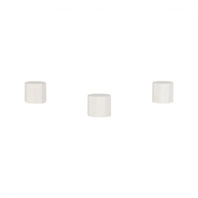 Achteckstein Ocean - 10x10mm - weiss