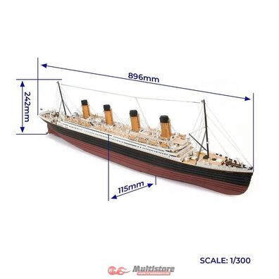 Krick Occre Titanic in 1:300 Bausatz oc14009