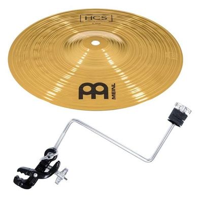 Meinl Becken HCS10S Splash 10 Zoll mit PA-HCM-SP Beckenhalter