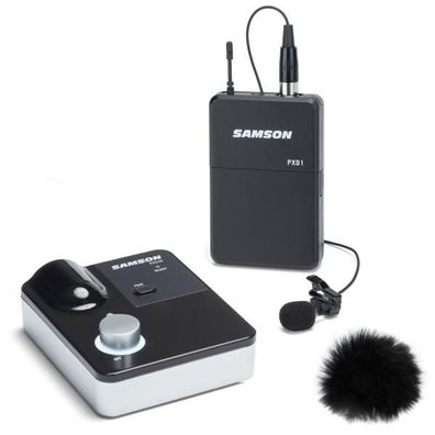 Samson Drahtlos-System XPDm Lavalier mit Windschutz