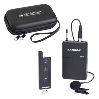 Samson Drahtlos-System XPD2 Lavalier-Mikrofon mit Soft-Case