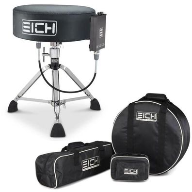 Eich Hocker DBC400R Subwoofer-Hocker Leder Komplett-Set mit Taschen