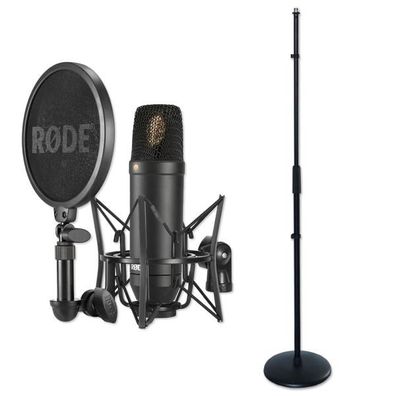 Rode Mikrofon NT1-Kit Studio-Mikrofon mit geradem Stativ