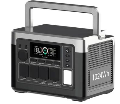 Powerstation 1800W 1024Wh LiFePO4 Solargenerator tragbar leise Camping Notstrom