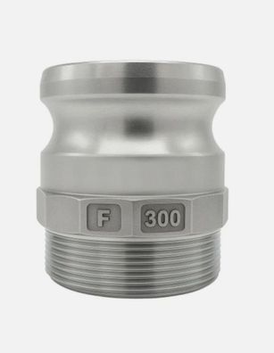 V-Teil Außengewinde 3" Typ F System Kamlock Camlock Alu-Festkupplung * NEU*