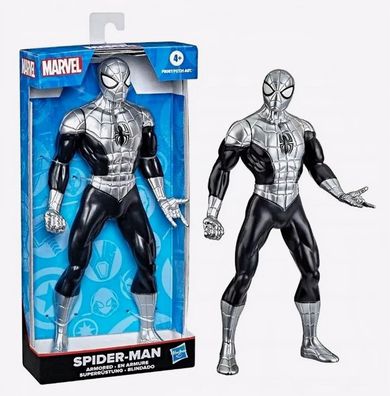 Spider-Man Figur Actionfigur Gepanzert Armored 24 cm Beweglich Marvel Hasbro
