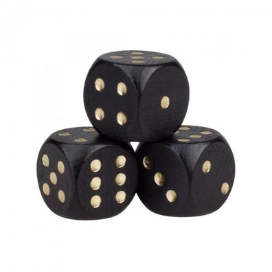 Augenwürfel - 30mm - schwarz