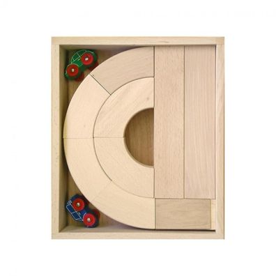Autobahn klein - 39 Teile - Holz - 50mm