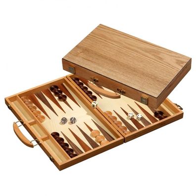 Backgammon - Koffer - Meneaos - Holz - standard