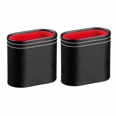 Backgammon - Kunstleder-Würfelbecher - 2 Stück