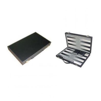 Backgammon 46x27cm mit Becher und Würfeln