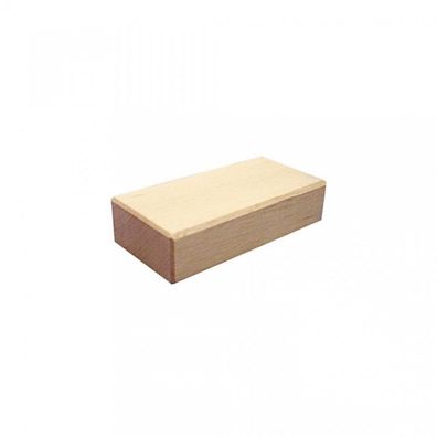 Bauklotz - Quader - natur - 100x50x25mm - 50mm