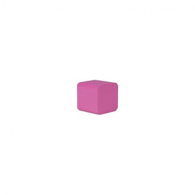Baustein - Würfel - 25x26x26 mm - rosa