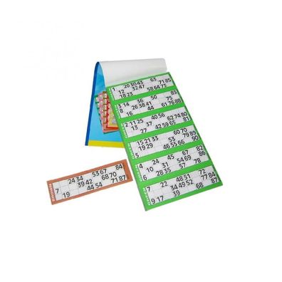 Bingo 1-90 - Ersatzblock - 1 Block mit 600 Blättern