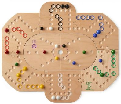 Brändi Dog Spiel für 2-6 Spieler mit Brändi Plus 6 Erweiterung