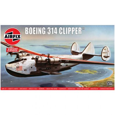Airfix - Boeing 314 Clipper - Vintage Classic - 1:144 - 76 Teile