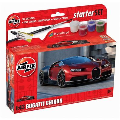 Airfix - Bugatti Chiron - Starter-Set - 1:43 - 39 Teile
