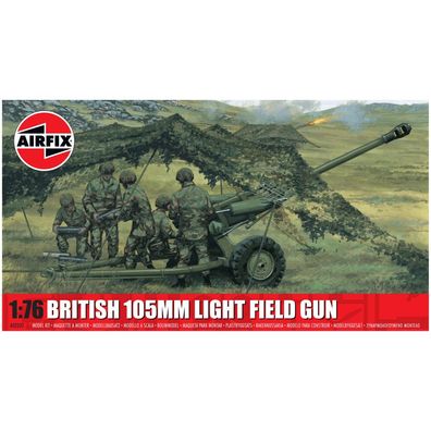 Airfix - British 105mm Light Field Gun - 1:76 - 52 Teile