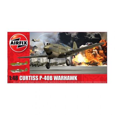 Airfix - Curtiss P-40B Warhawk - 1:48 - 106 Teile