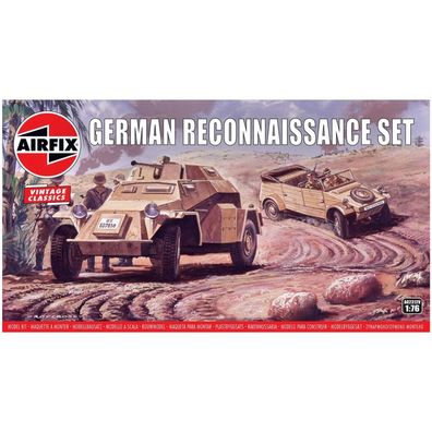 Airfix - German Reconnaissance Set - Vintage Classics - 1:76 - 57 Teile