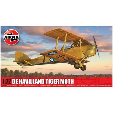 Airfix - de Havilland Tiger Moth - 1:72 - 42 Teile