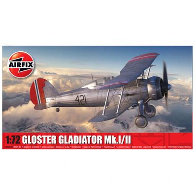 Airfix - Gloster Gladiator Mk. I/Mk. II - 1:72 - 51 Teile
