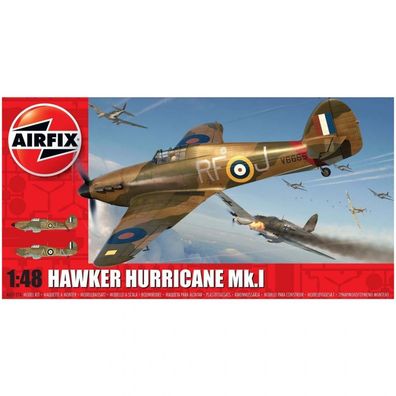 Airfix - Hawker Hurricane Mk.I - 1:48 - 127 Teile
