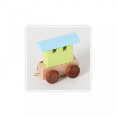 Buchstaben-Waggon bunt