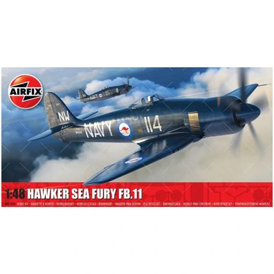 Airfix - Hawker Sea Fury FB.11 - 1:48 - 122 Teile