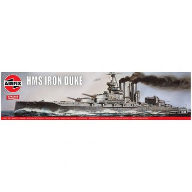 Airfix - HMS Iron Duke - Vintage Classics - 1:600 - 183 Teile