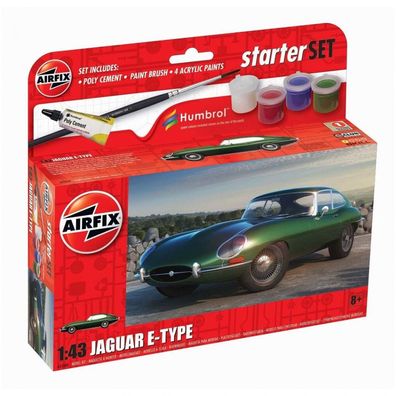 Airfix - Jaguar E-Type - Starter-Set - 1:43 - 23 Teile