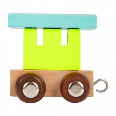 Buchstabenwaggon - bunt